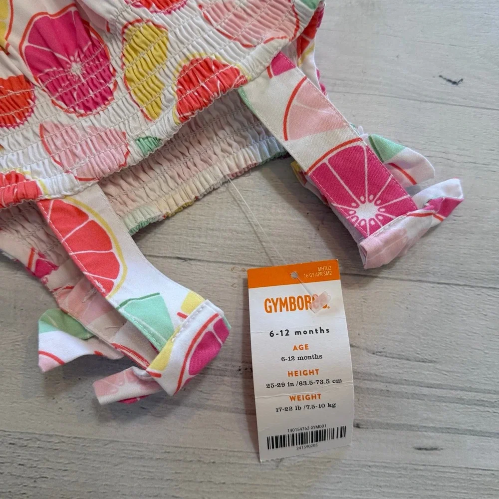 Gymboree baby girl lemon dress 6-12 months‎ NEW